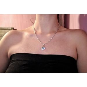 SILVER Evil Eye Necklace